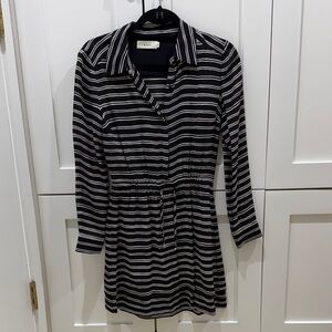 A.L.C. Long Sleeve Black and White Dress